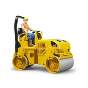 Bruder compactor asfalt cu tambur Cat